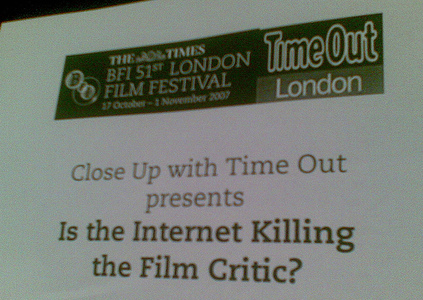 Internet Debate at the BFI Southbank