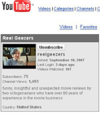 Reel Geezers channel on YouTube