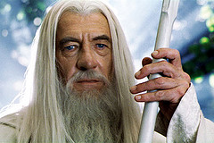 Ian McKellen as Gandalf in The Two Towers