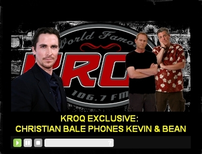 Christian Bale calls KROQ