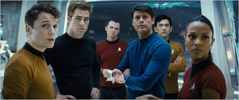 The new cast of Star Trek