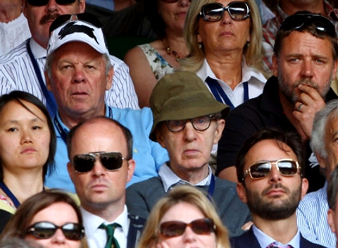 Woody and Russell at Wimbledon