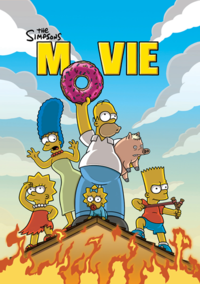 The Simpsons Movie poster