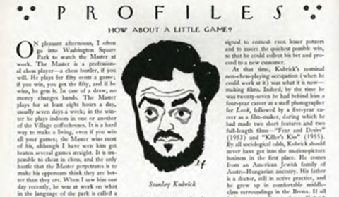 Kubrick New Yorker profile