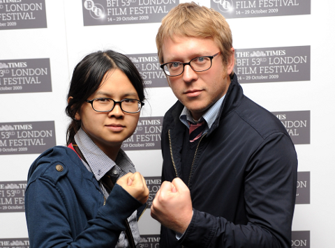 Charlyne Yi and Nicholas Jasenovec