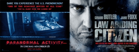 Paranormal Activity and Law Abiding Citizen